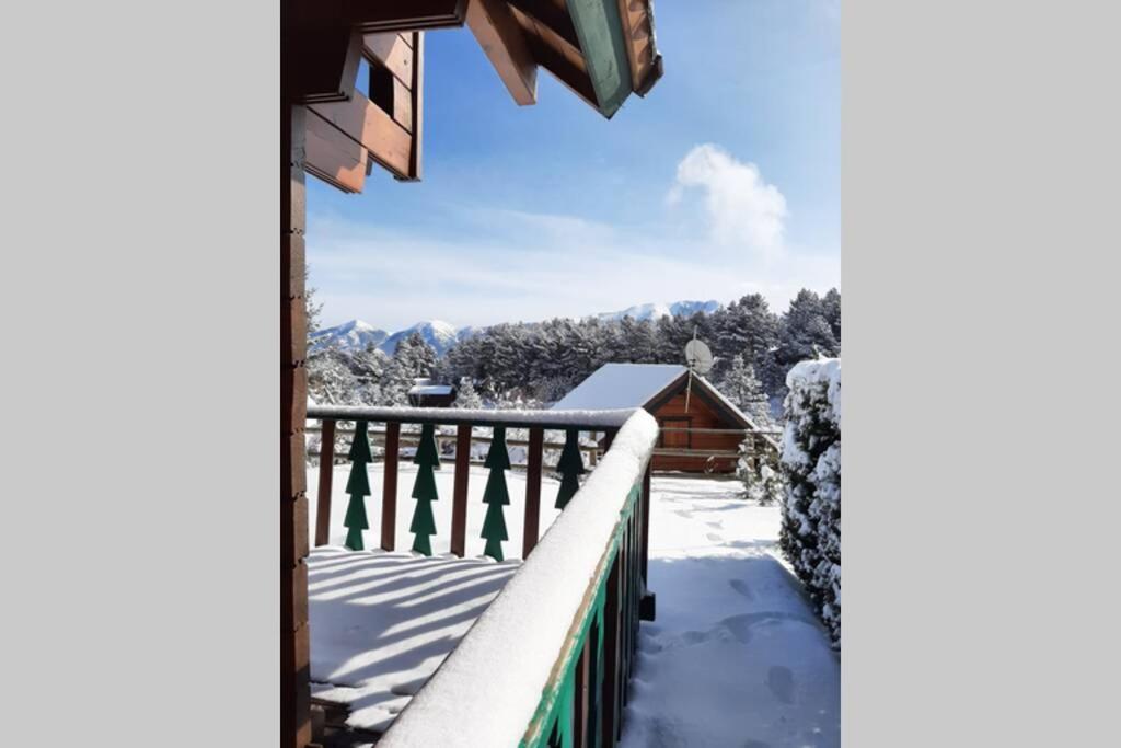 Bolquère Maison De Bois Finlandaise Au Pied Des Pistes מראה חיצוני תמונה